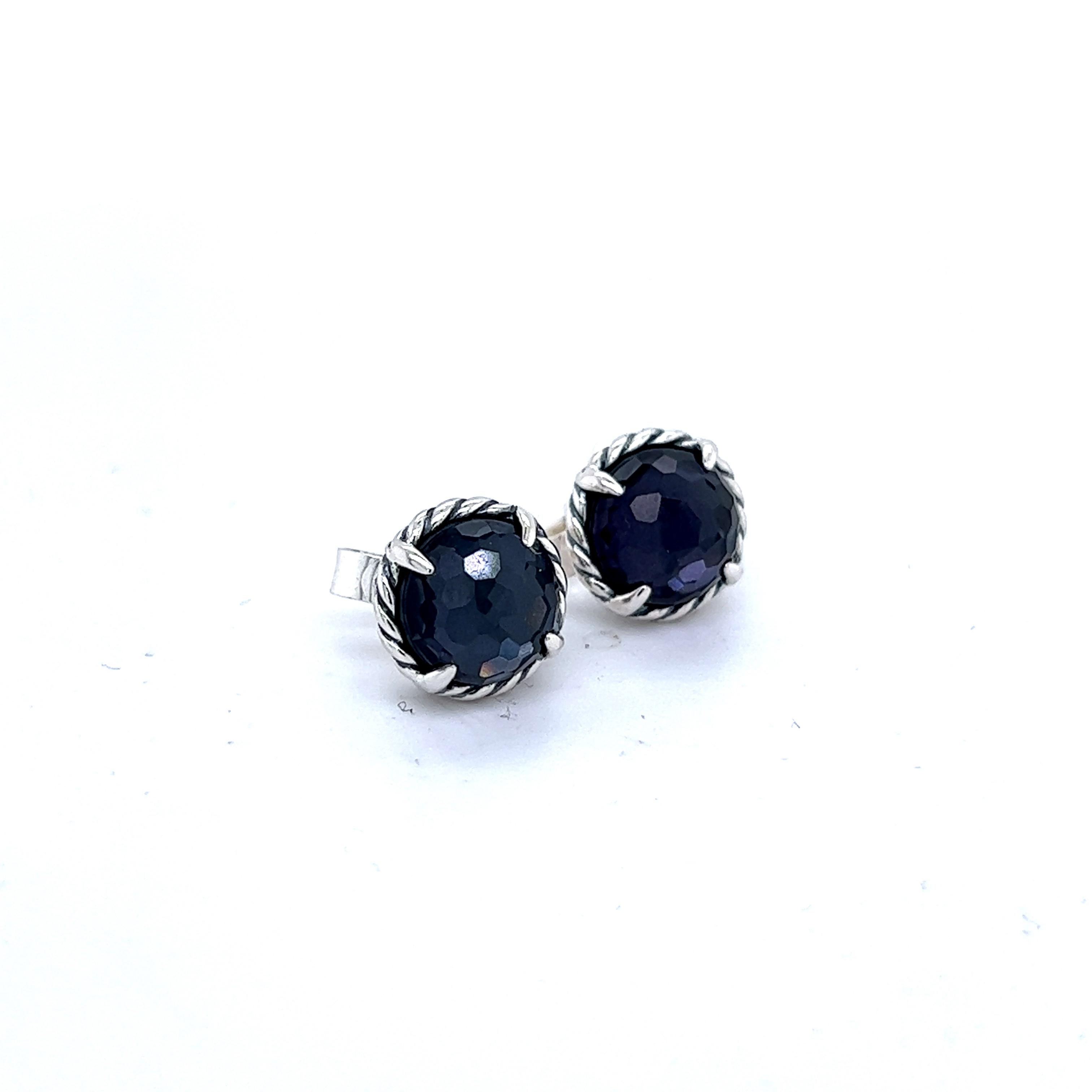 David Yurman Estate Black Orchid Petite Chantelaine Stud Earrings Silver DY160

Retail: $475.00

TRUSTED SELLER SINCE 2002

PLEASE SEE OUR HUNDREDS OF POSITIVE FEEDBACKS FROM OUR CLIENTS!!

FREE SHIPPING

This elegant Authentic David Yurman Men's