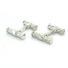 Gemelos David Yurman Estate Men Plata de ley
