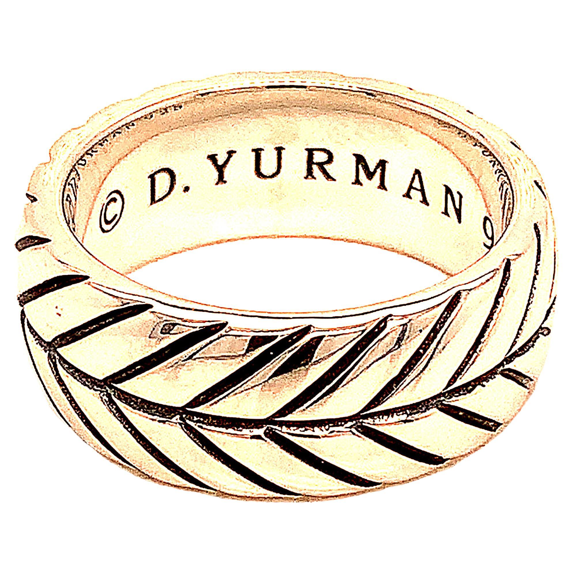 David Yurman Estate Men's Ring Sterling Silver 12.6 Grams