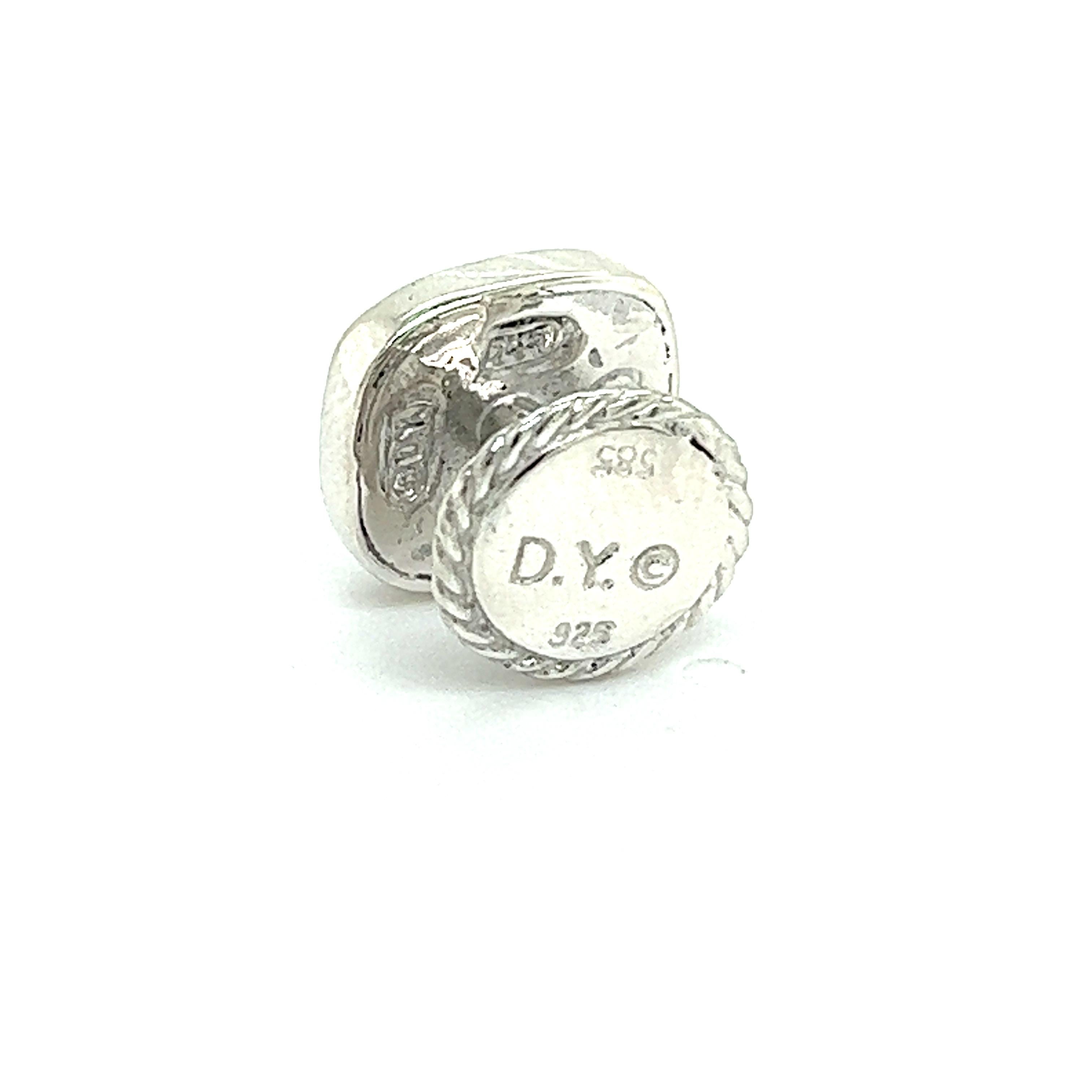 David Yurman Set di bottoni da smoking in argento sterling in vendita 2