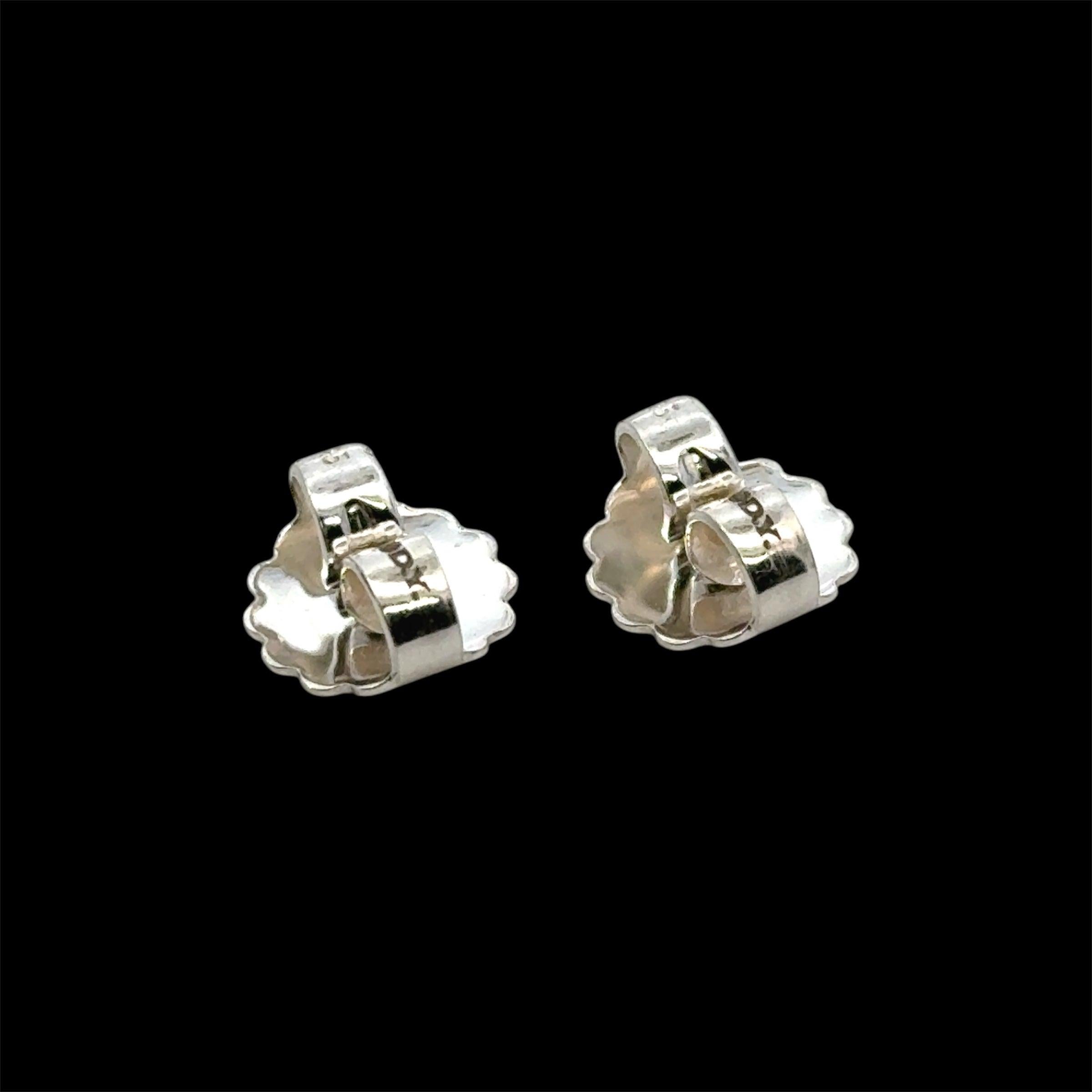 David Yurman Estate Red Garnet Infinity Earrings 14kt + Silver DY535 1