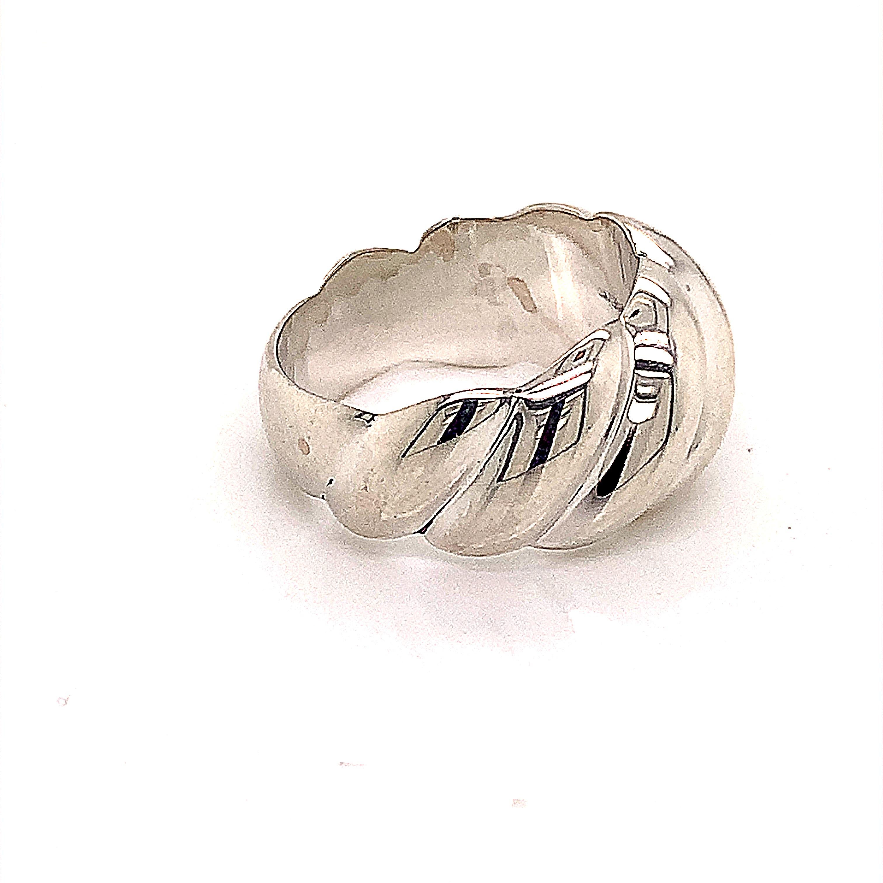 David Yurman Estate Ring Sterling Silver 9.2 Grams 2