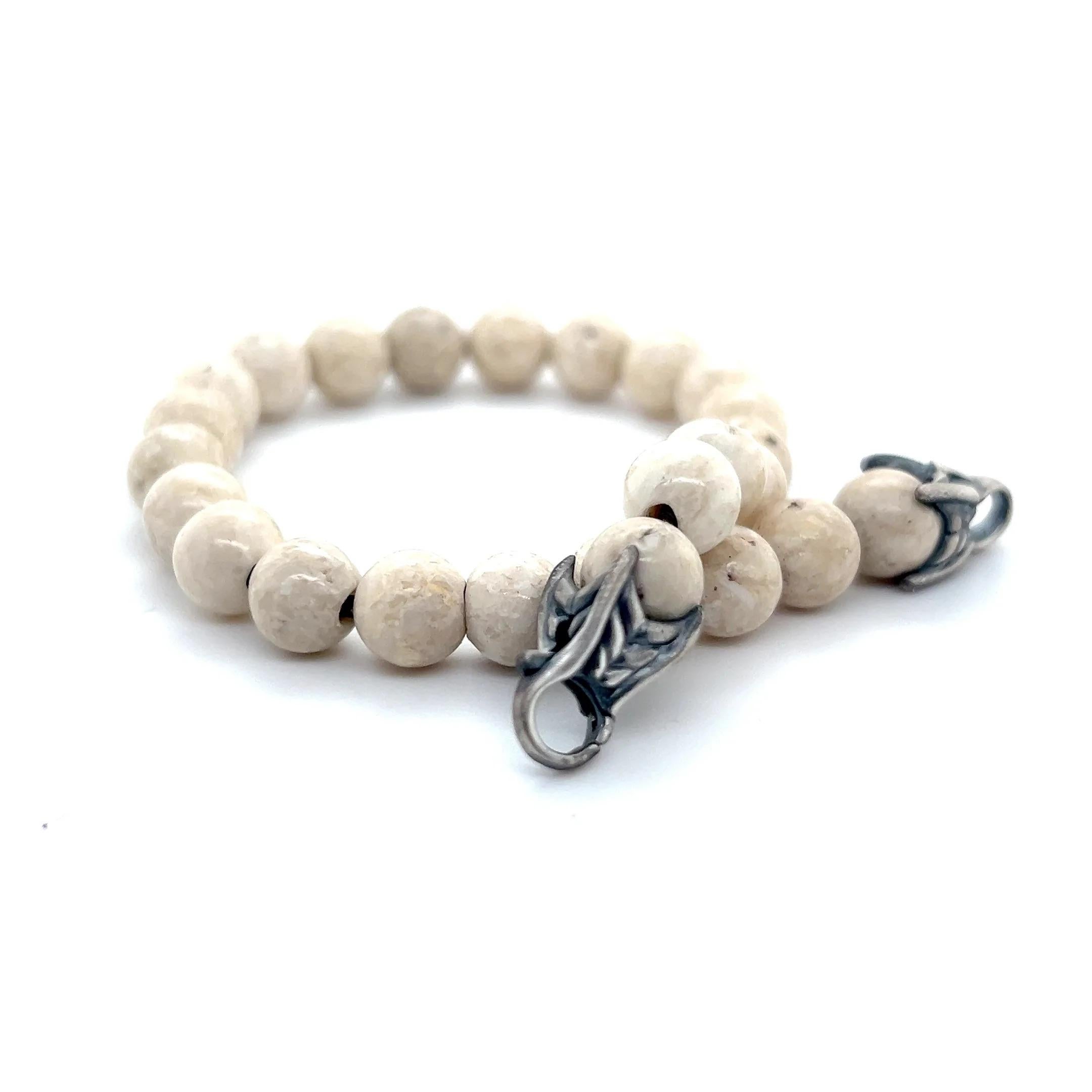 David Yurman Estate River Stone Spiritual Beads Bracelet 8.5