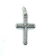 David Yurman Estate Unisex Cable Cross Silver