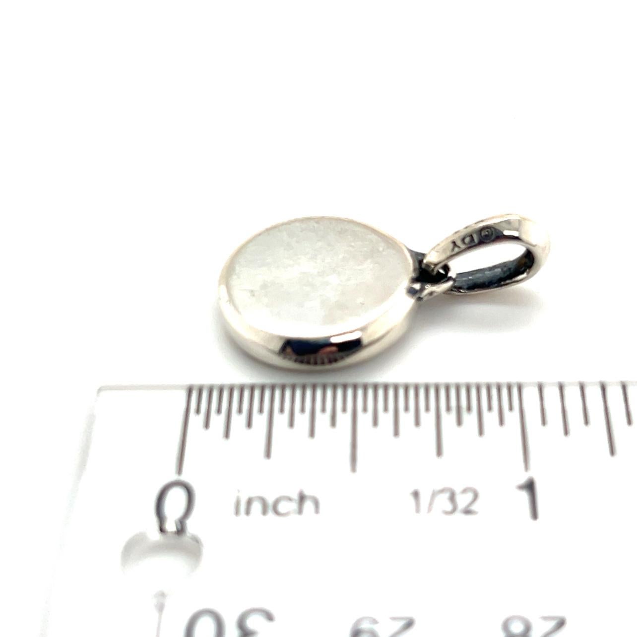 Donna David Yurman Estate Ciondolo amuleto Yang Silver in vendita