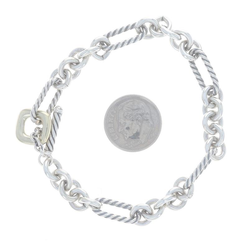 David Yurman Figaro Chain Bracelet 7 1/4