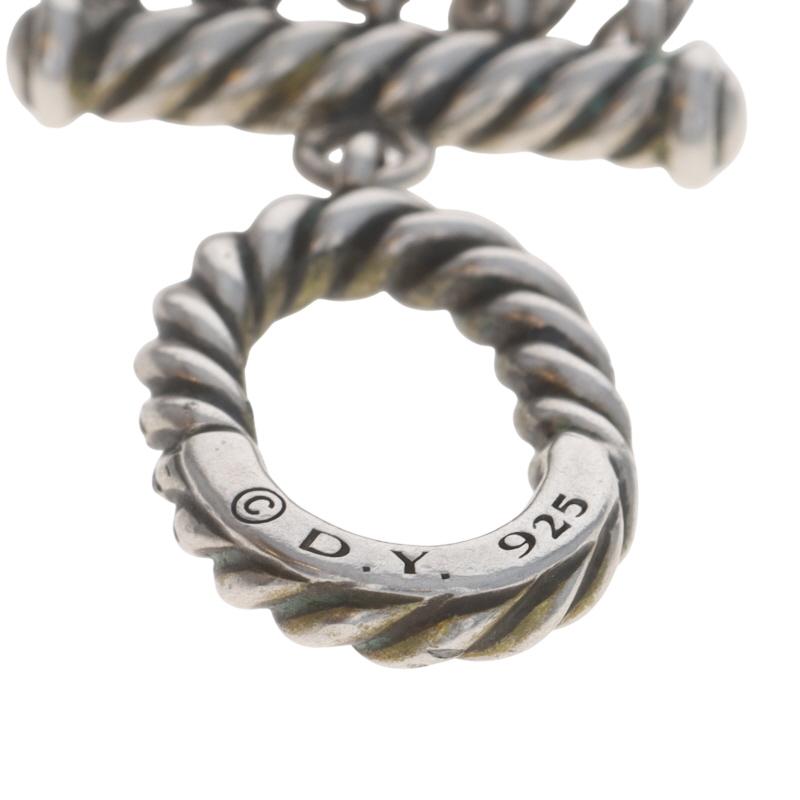 David Yurman Figaro Quatrefoil Pearl Hematite Necklace 33 1/2