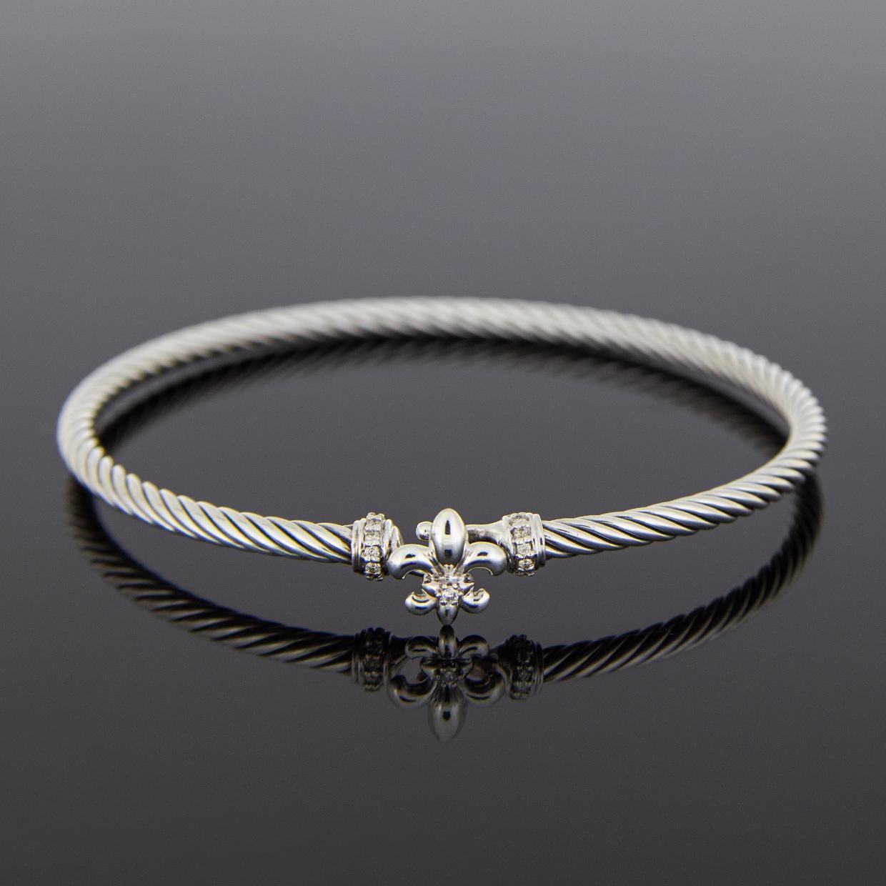 david yurman fleur de lis bracelet