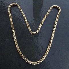 David Yurman Fluted Chain Necklace 18k Yellow Gold 38g 22" 5mm Mens 13500