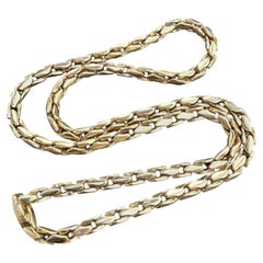 David Yurman Fluted Chain Necklace 18k Yellow Gold 38g 22" 5mm Mens 13500