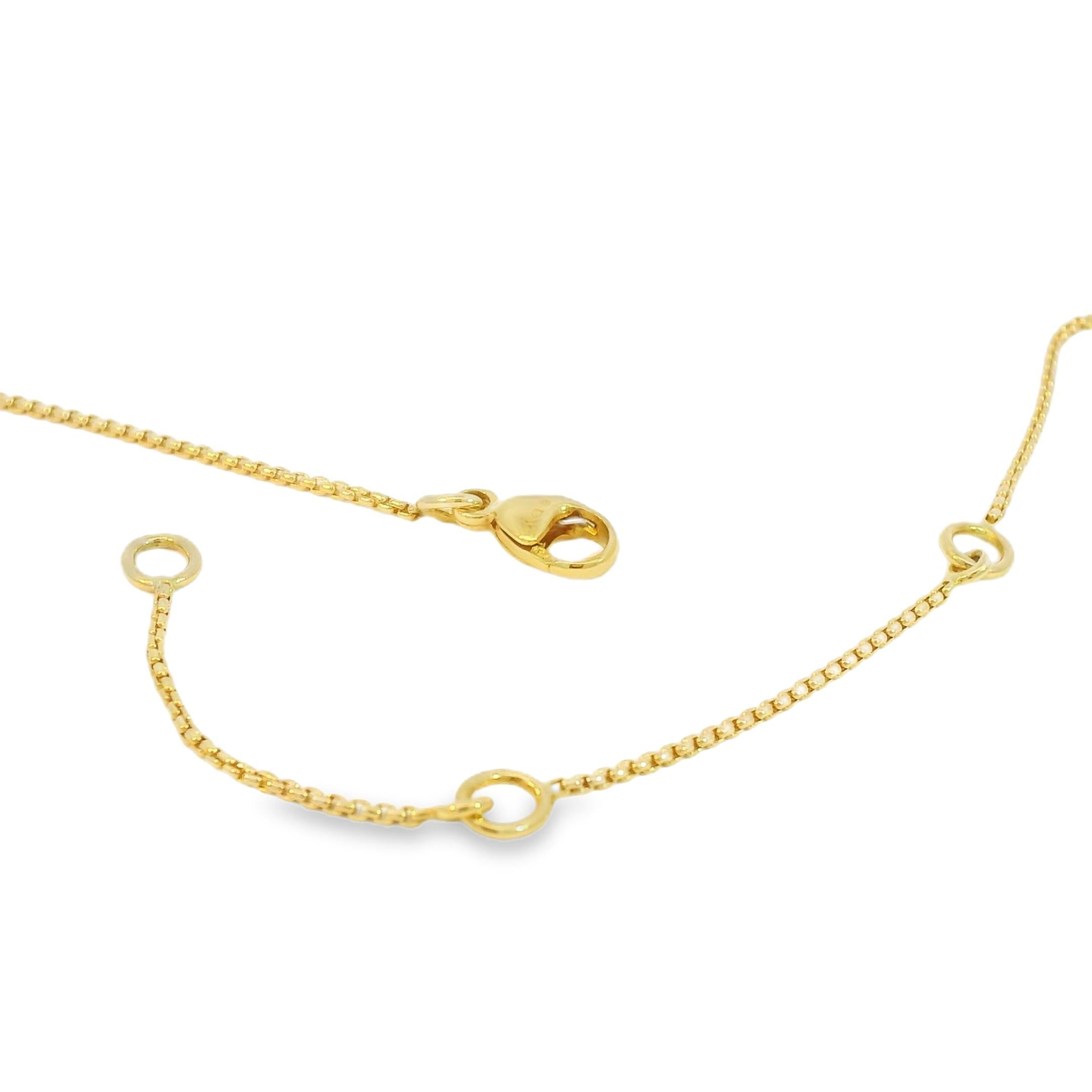 David Yurman Garnet Chatelaine & Pave Diamond 18-Karat Pendant Necklace In Stock 2