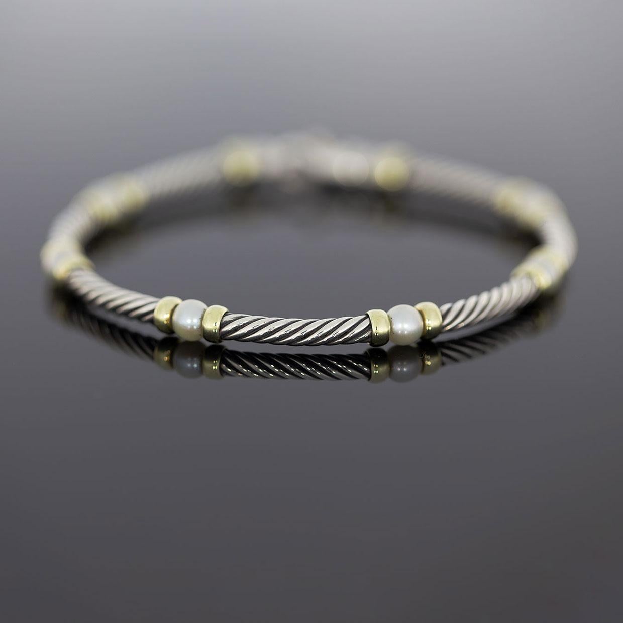 david yurman pearl cable bracelet