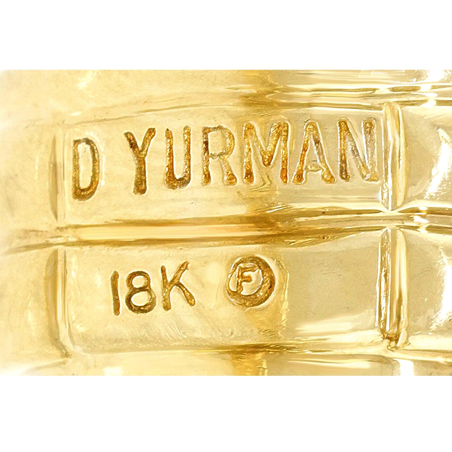 David Yurman Gold Cable Twist Bangle Bracelet 1