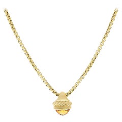 David Yurman Gold Citrine Necklace