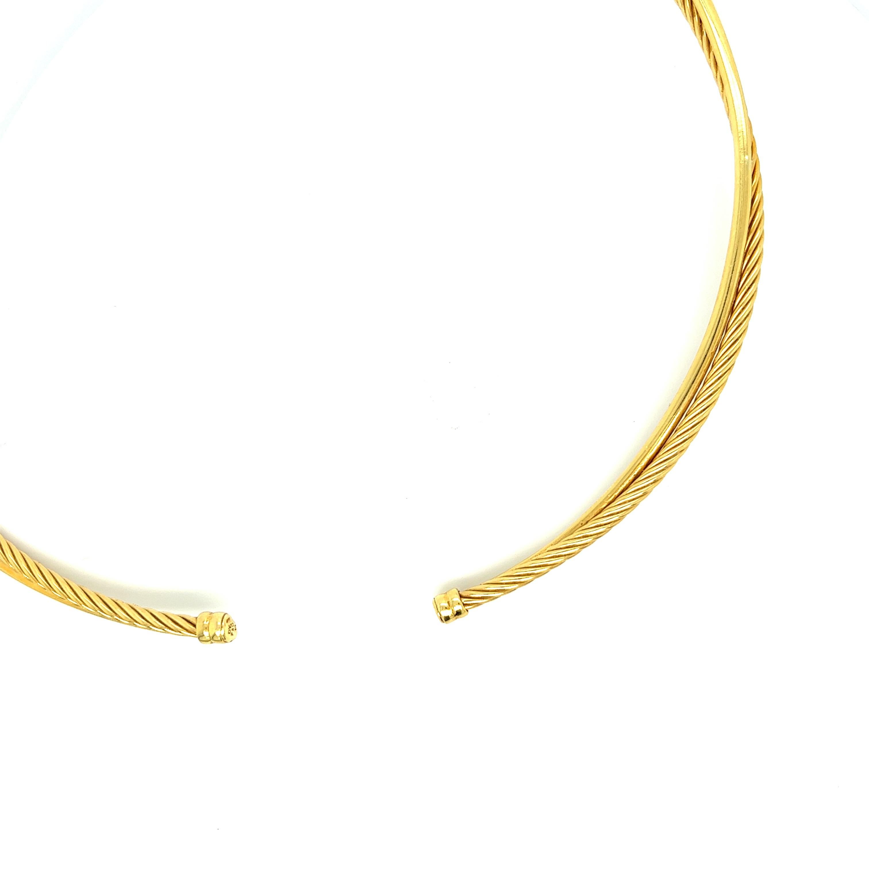 Women's David Yurman Gold Collar Necklace