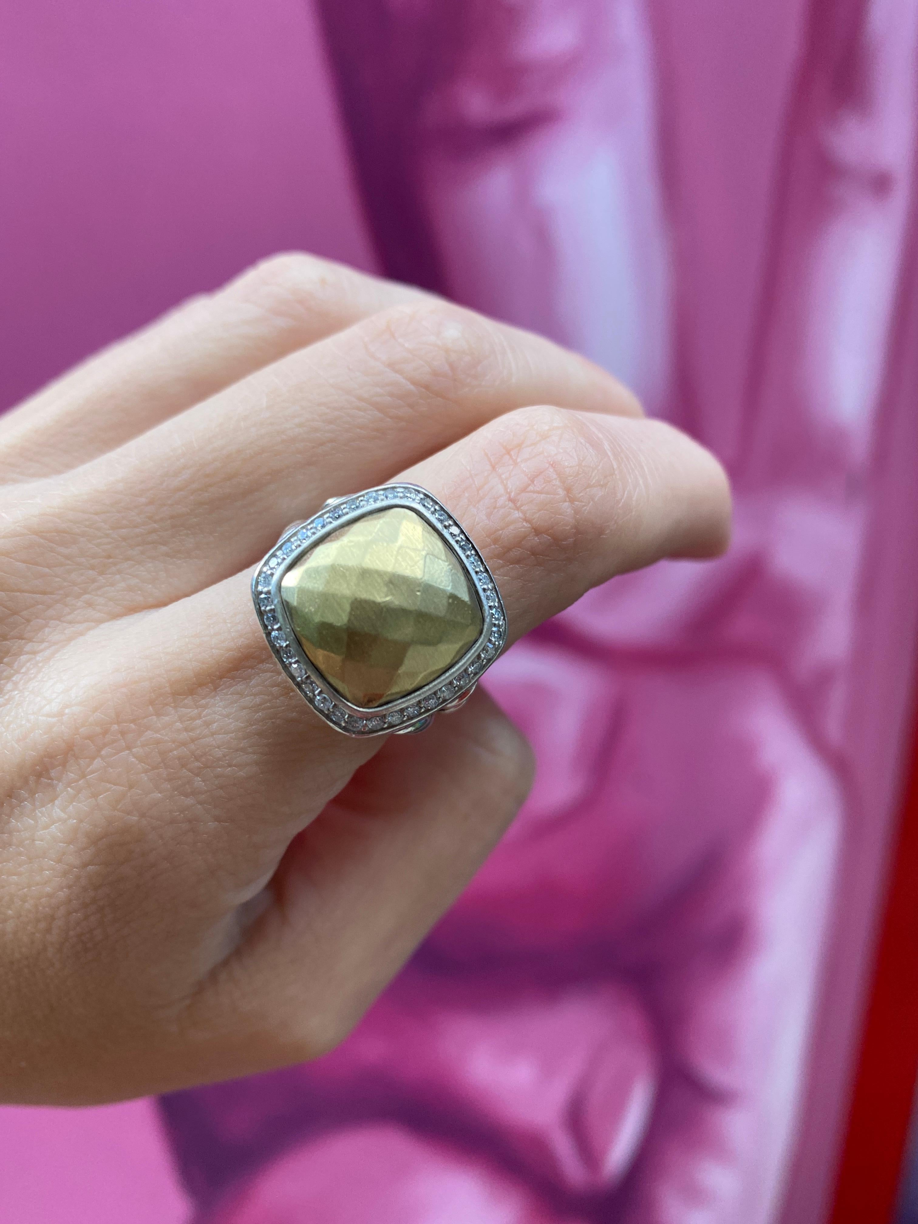 David Yurman Gold Domed Albion Ring 1