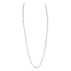 David Yurman Gold and Silver Faux Pearl Necklace