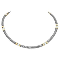 David Yurman Hampton Collier ras du cou en 14 carats