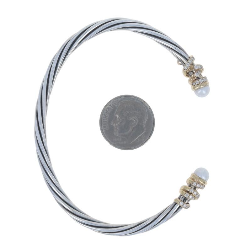 Donna David Yurman Bracciale con perle e diamanti 7