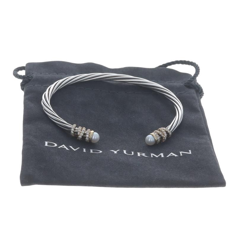 David Yurman Bracciale con perle e diamanti 7