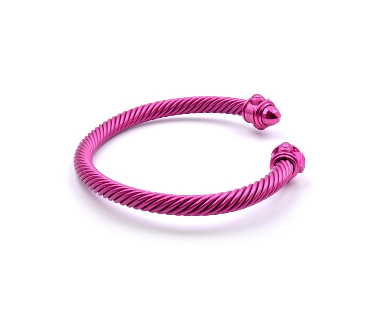 David yurman pink aluminum bracelet deals