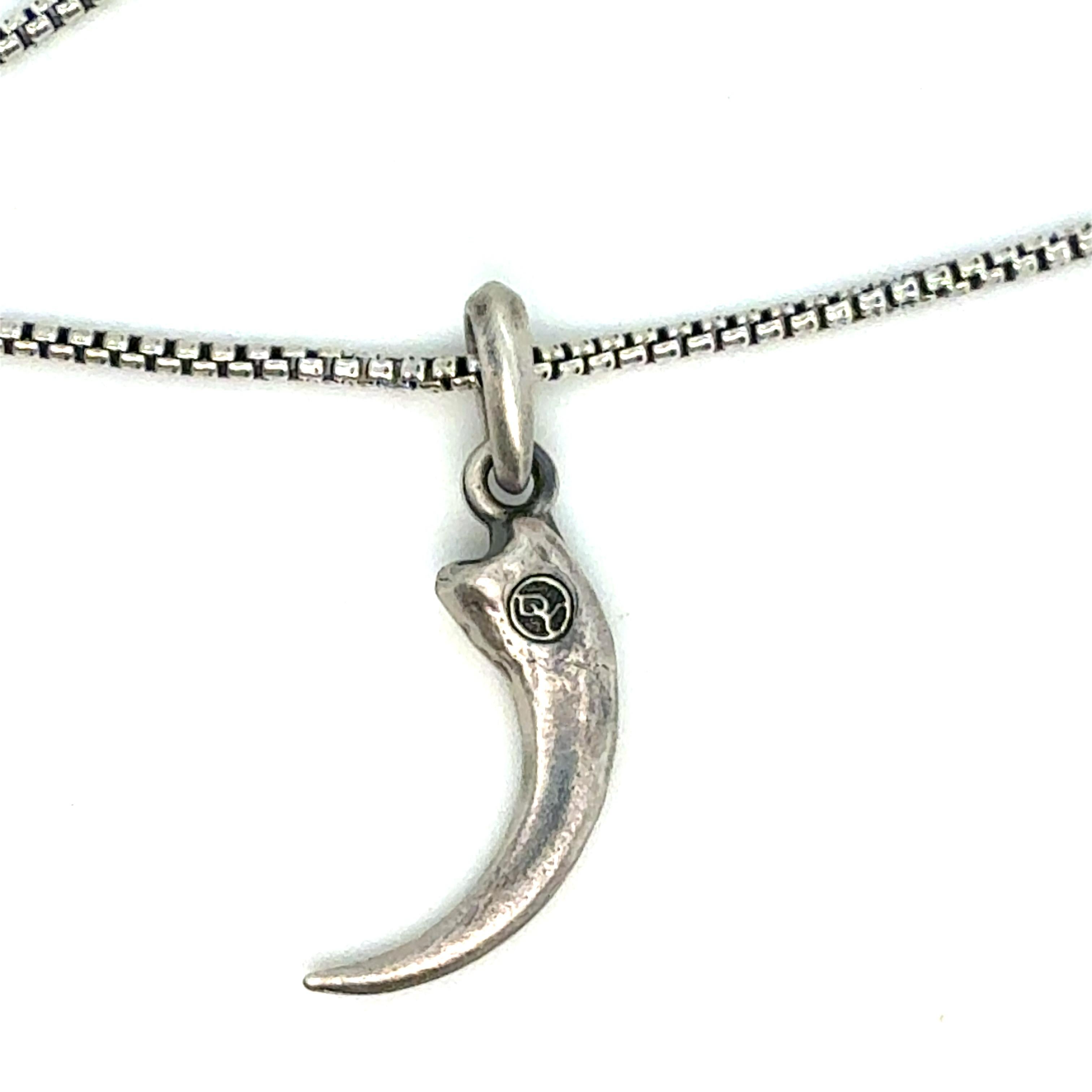 Authentic David Yurman Hounds Tooth Chain Necklace 18
