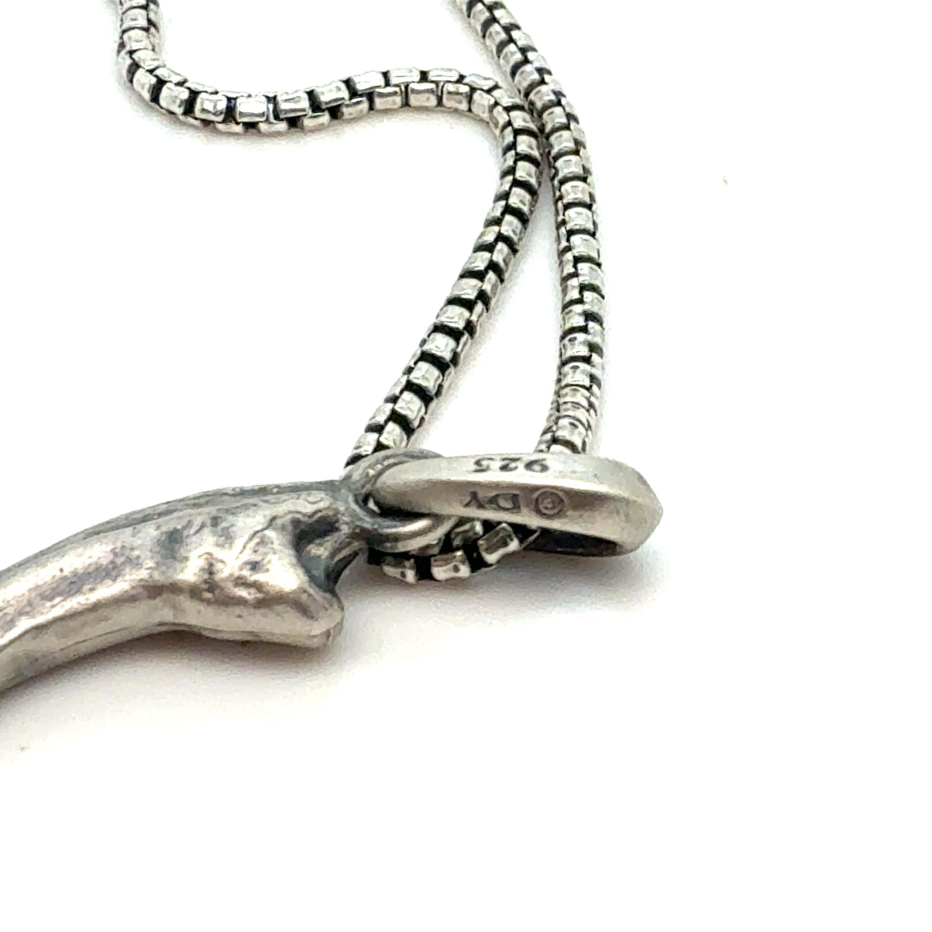 David Yurman Hounds Tooth Chain Necklace 18