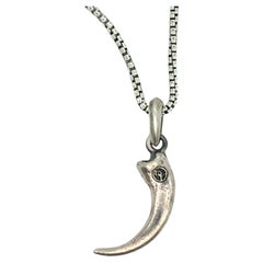 David Yurman Hounds Tooth Chain Necklace 18" Sterling Silver Estate