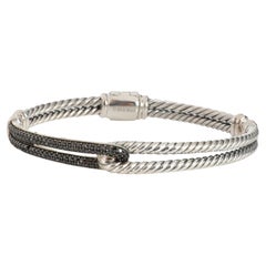 David Yurman Labyrinth Diamond Bracelet in Sterling Silver 0.5 CTW