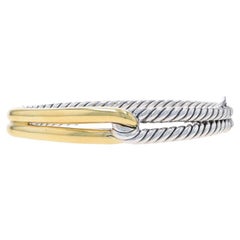 David Yurman Pulsera lazo único Laberinto 6" - Oro amarillo 925 18k de ley