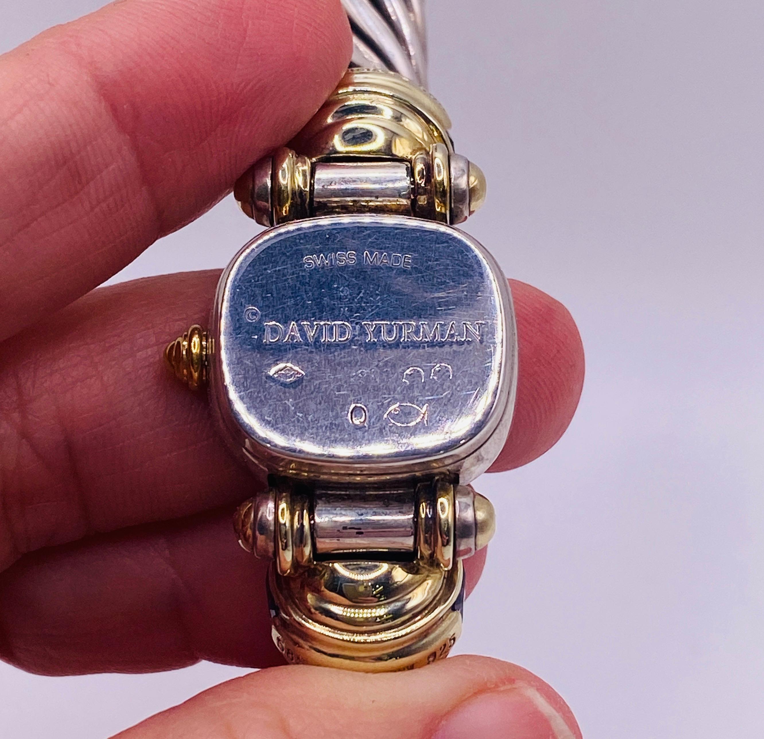david yurman gold watch