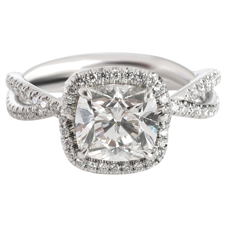 David Yurman Lanai Diamond Engagement Ring in Platinum GIA G VVS2 1.93ctw For Sale at 1stDibs