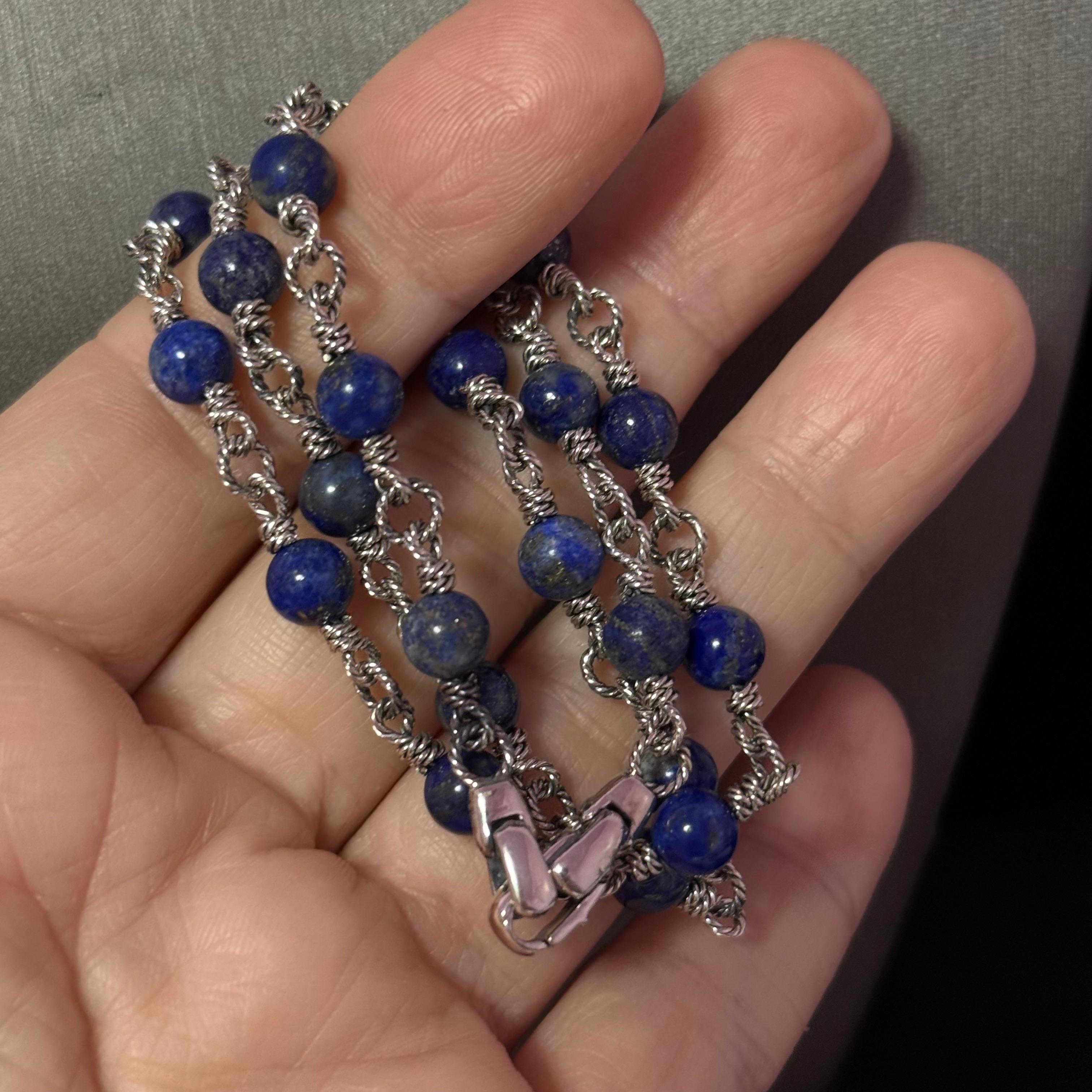 David Yurman Lapis Lazuli Necklace 20
