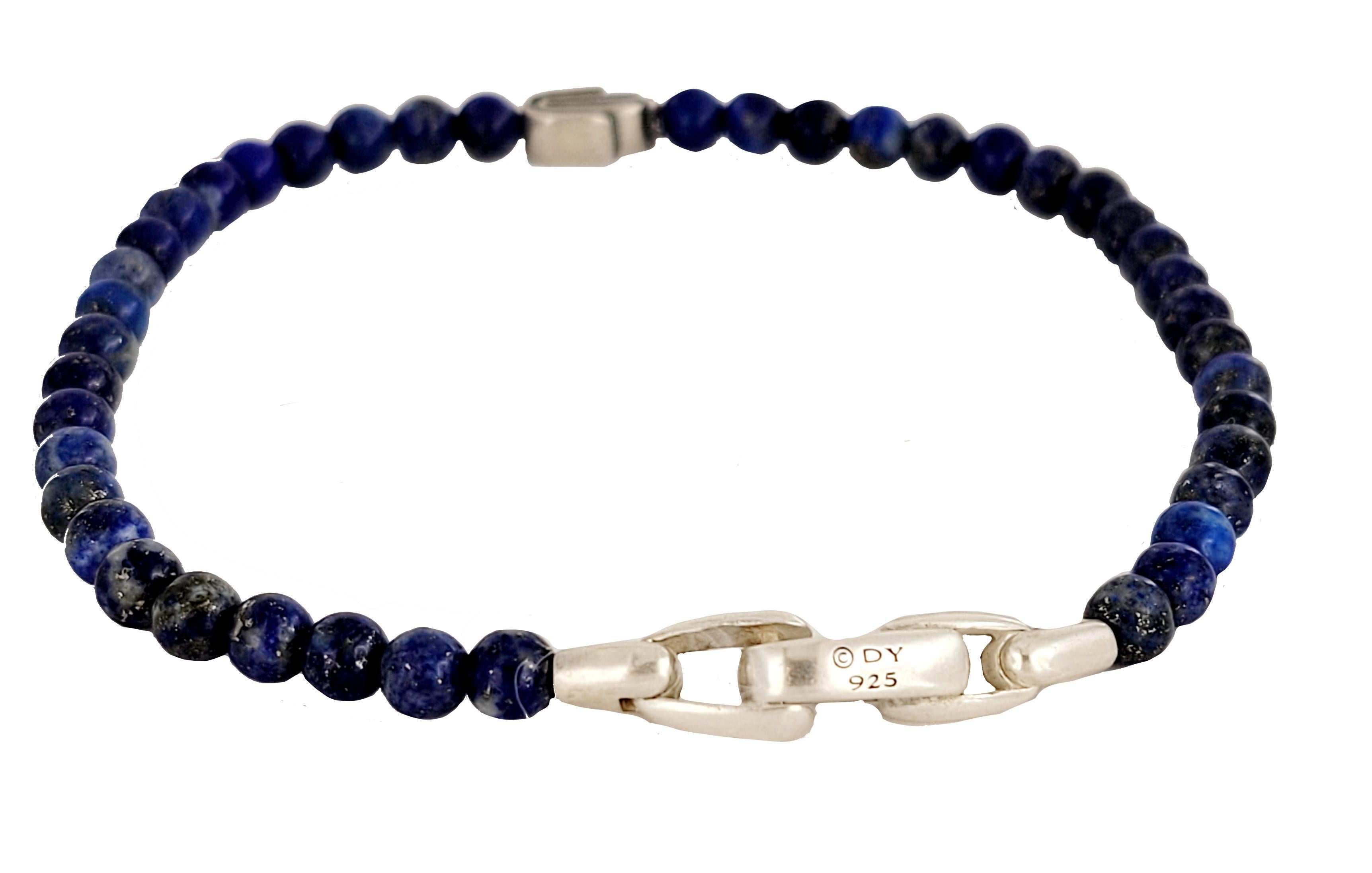 Brand David Yurman
Sterling Silver925
Bracelet Size 8.5'' Long
Beads Measures 4.6mm
Hamsa measures 9.7 X 6.2mm
Gender Men
Condition New
Comes with David Yurman pouch