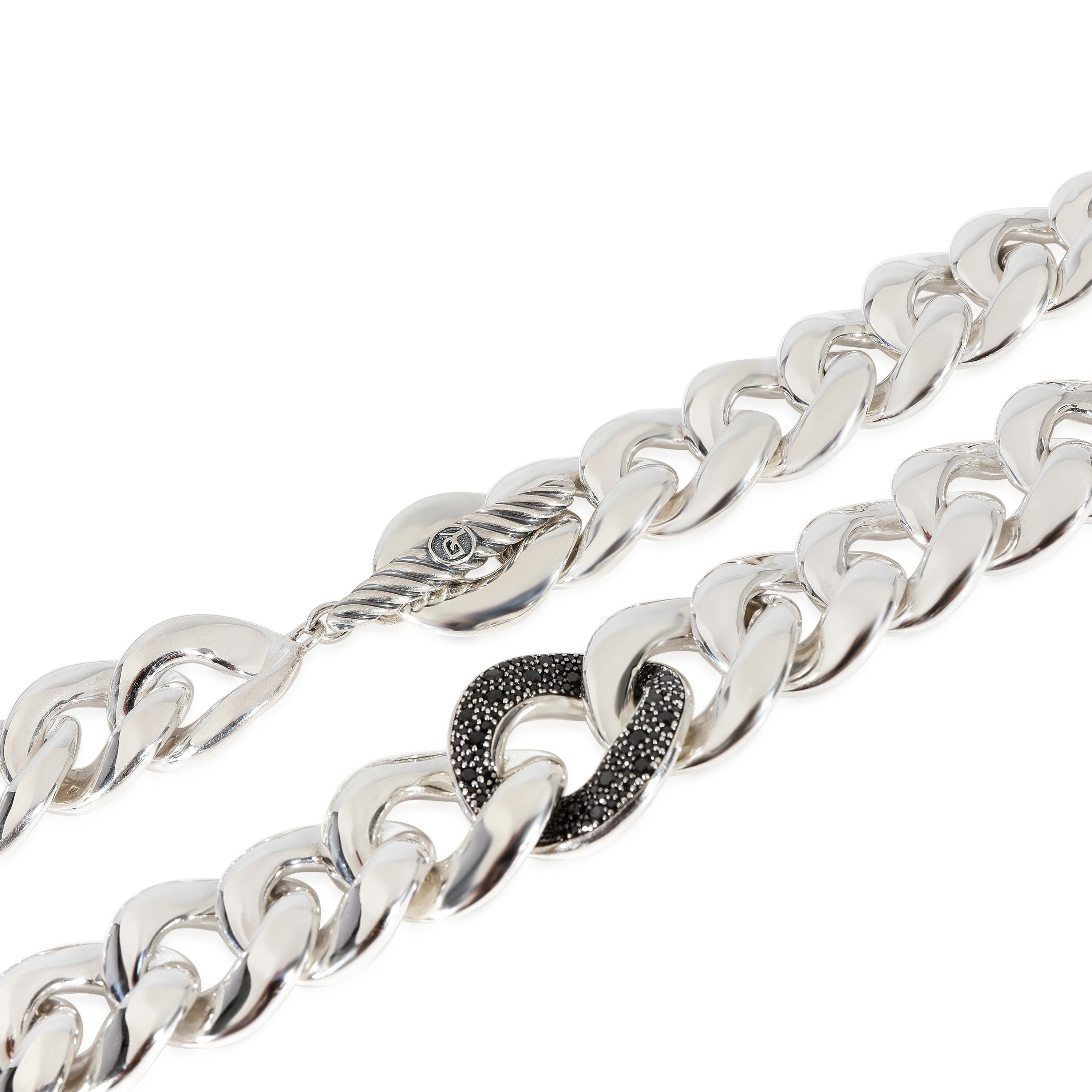 David Yurman Large Link Necklace With Black Pave Diamonds in Sterling Silver

PRIMARY DETAILS
SKU: 121863
Listing Title: David Yurman Large Link Necklace With Black Pave Diamonds in Sterling Silver
Condition Description: Retails for 2950 USD. In