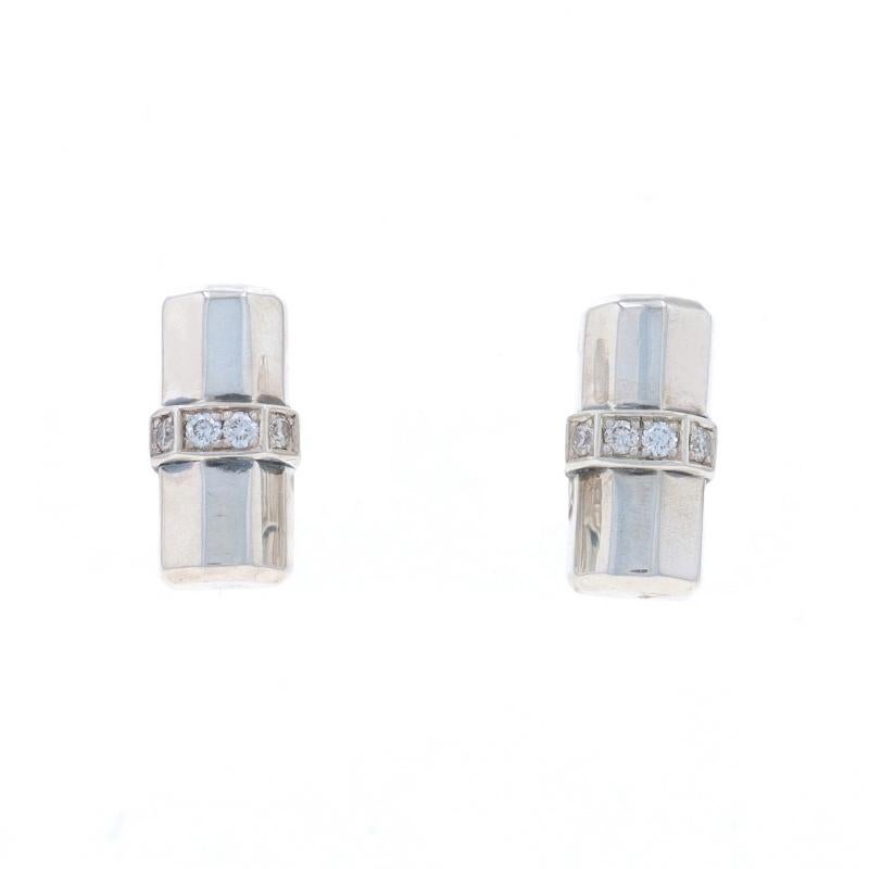 Retail Price: $425

Brand: David Yurman
Collection: Lexington

Metal Content: Sterling Silver & 14k Yellow Gold

Stone Information

Natural Diamonds
Carat(s): .07ctw
Cut: Round Brilliant

Style: Stud
Fastening Type: Butterfly