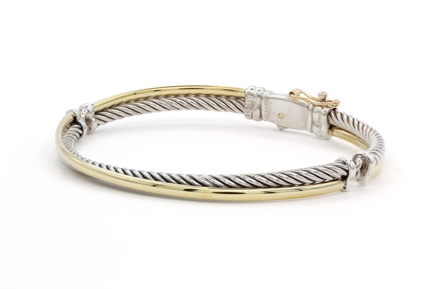 david yurman silver cable bracelet