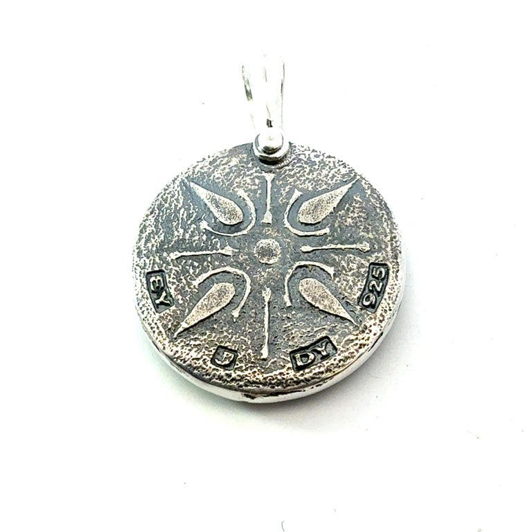 David Yurman Lion Amulet Sterling Silver Estate photo 3