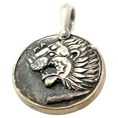 Vintage David Yurman Lion Amulet Sterling Silver Estate