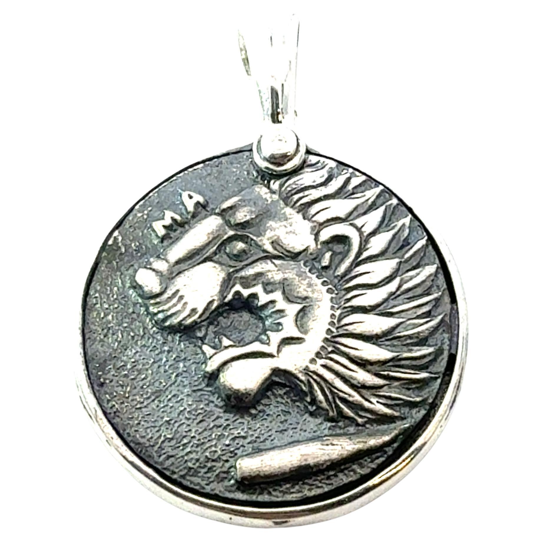 David Yurman Leone Amuleto in argento sterling Estate in vendita