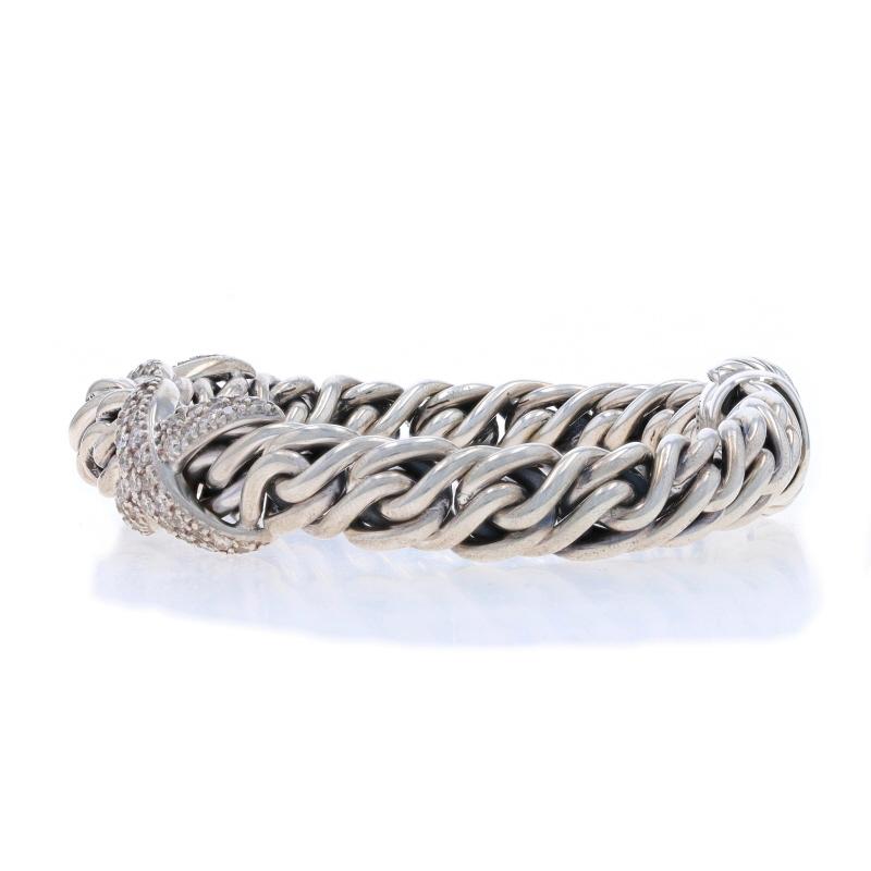 David Yurman Lyrica Double X Diamantarmband 7 1/4