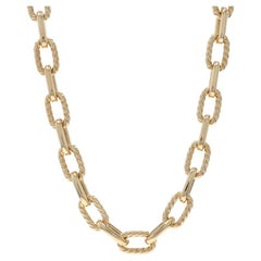 David Yurman Madison 20" Chain Necklace - Yellow Gold 18k