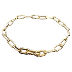 David Yurman Madison Cable Link Bracelet 18k Yellow Gold Small 5.1g 7.5"
