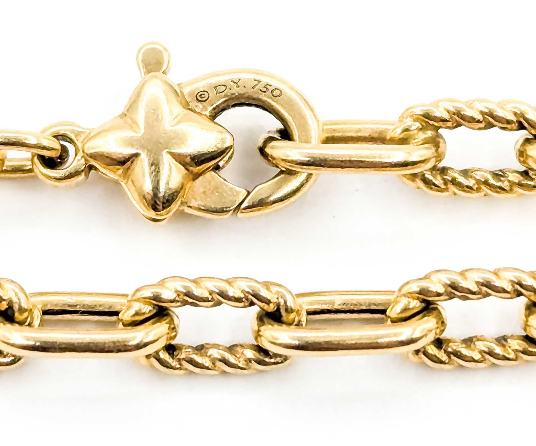 David Yurman Bracciale a catena Madison in oro giallo 18 carati in vendita 5