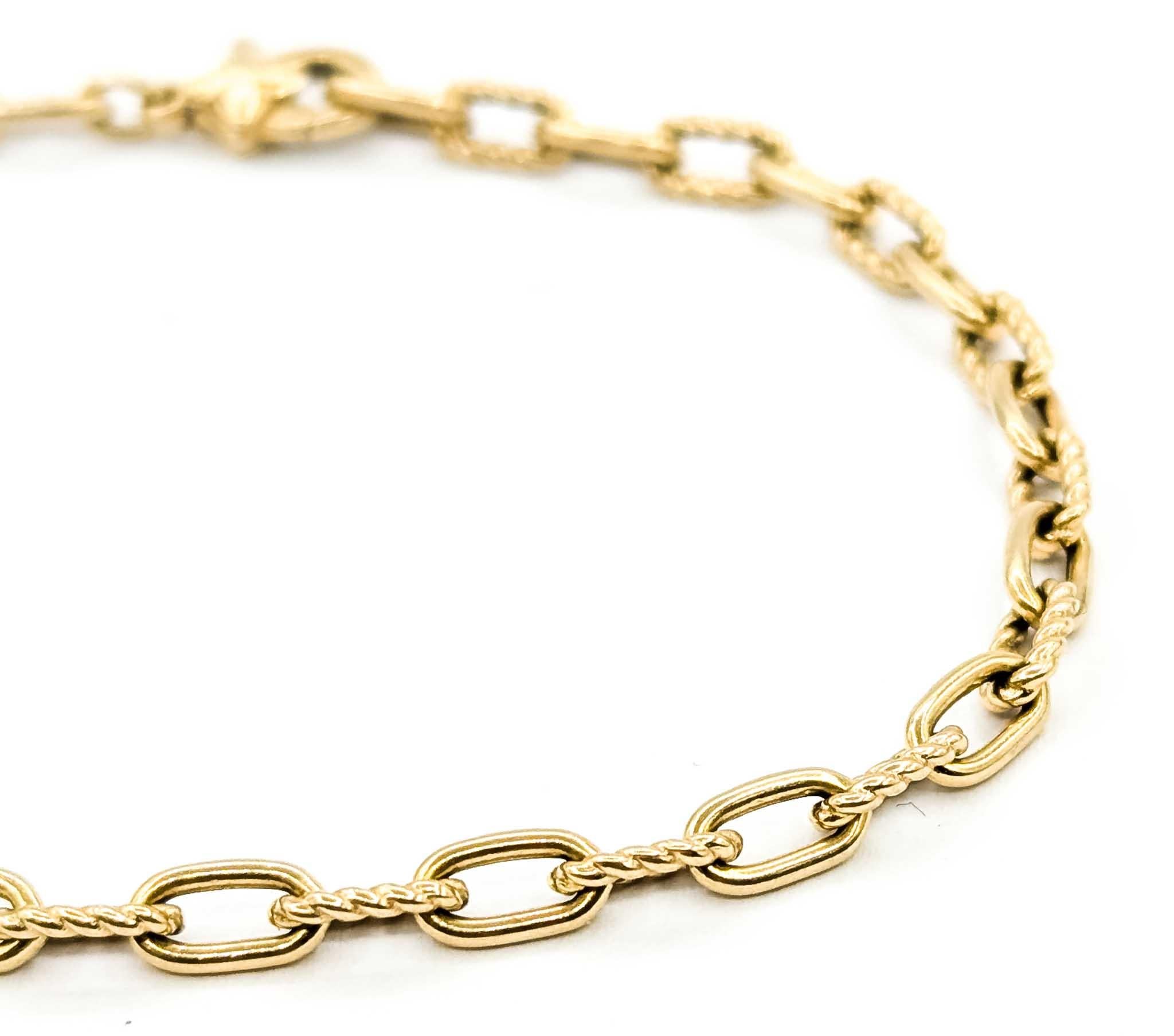 David Yurman Bracciale a catena Madison in oro giallo 18 carati In condizioni ottime in vendita a Bloomington, MN