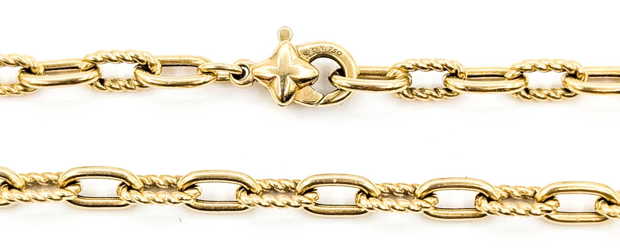 David Yurman Bracciale a catena Madison in oro giallo 18 carati in vendita 4