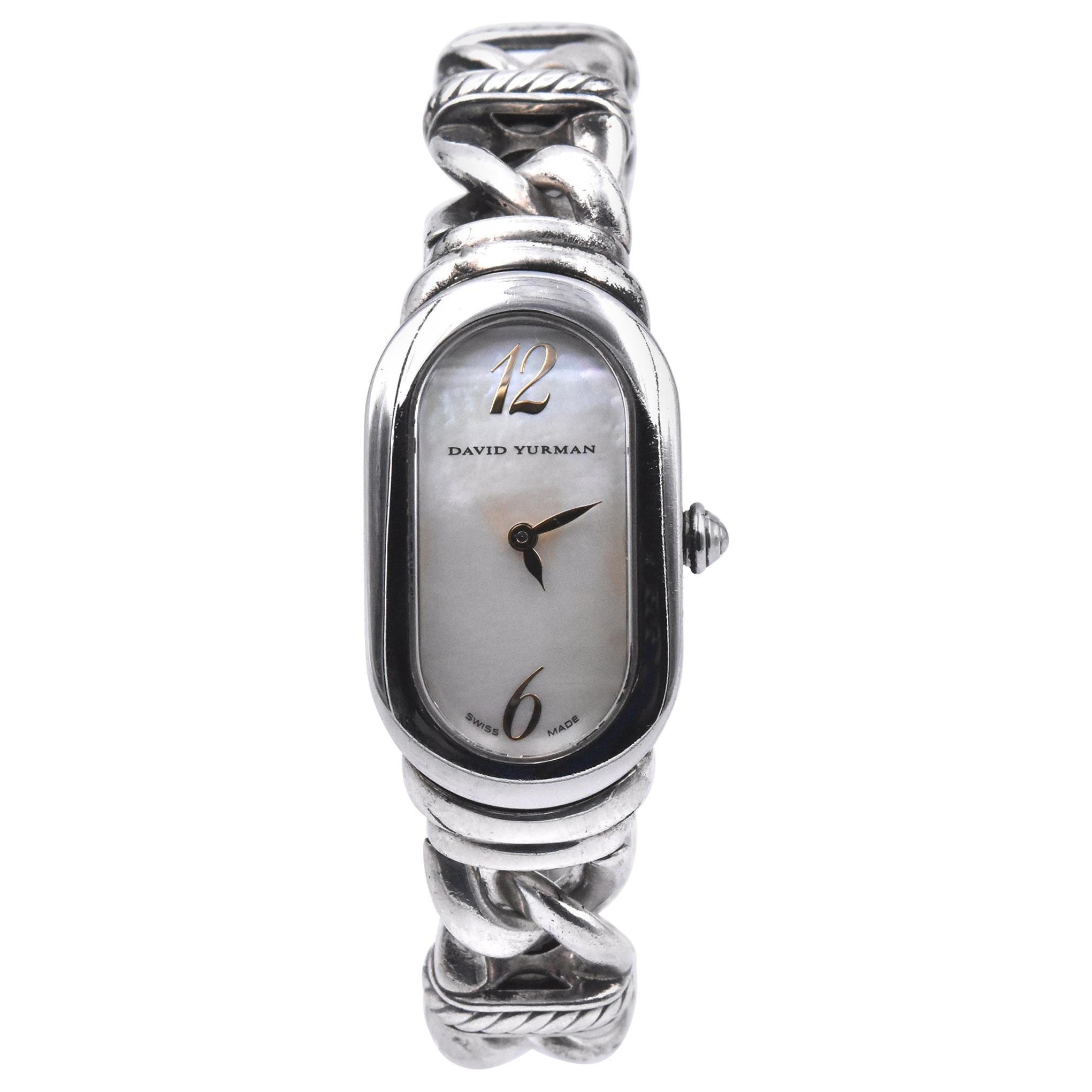 David Yurman Madison Mother of Pearl Watch Ref. T408-MSS