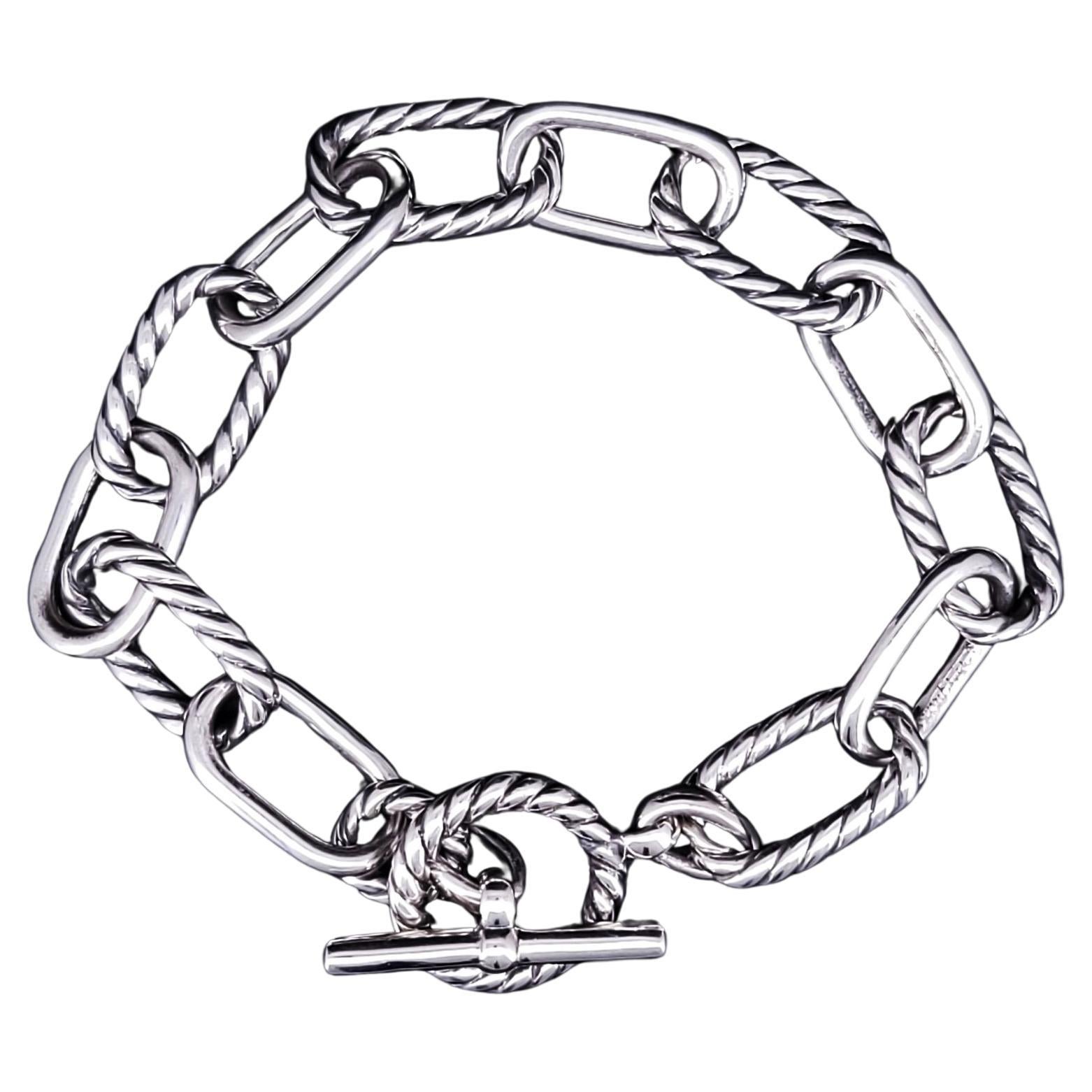 David Yurman Madison Toggle Chain Bracelet in Sterling Silver 7"