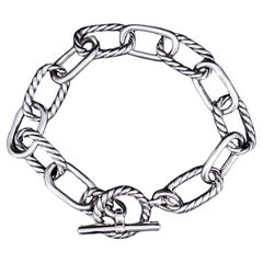 David Yurman Madison Toggle Chain Bracelet in Sterling Silver 7"
