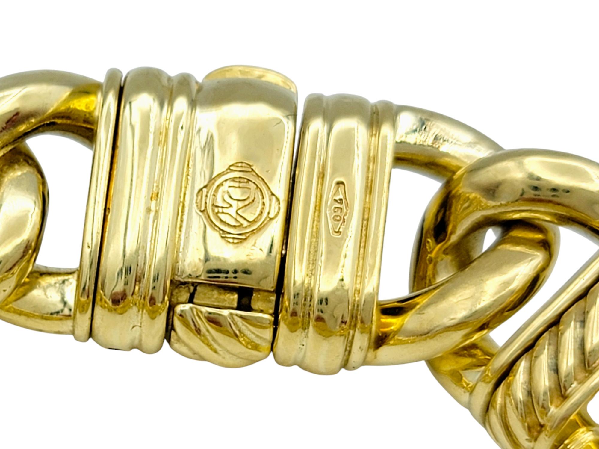 David Yurman Madison Wrist Watch with Mother of Pearl Dial 18 Karat Yellow Gold For Sale 3